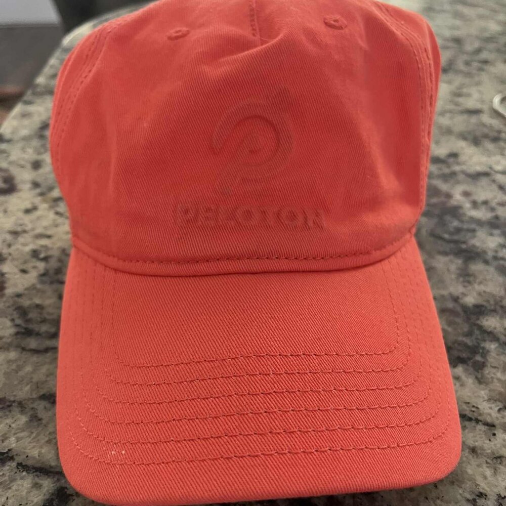 Peloton Coral Red Baseball Cap